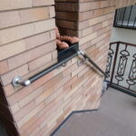 介護保険住宅改修　手摺取付工事