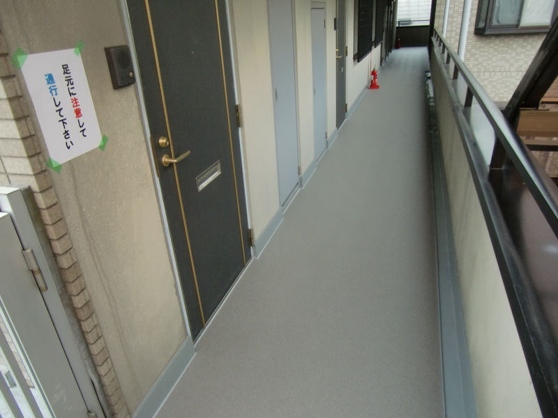マンション共用廊下リニューアル