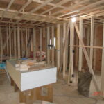 壁・天井の下地組立です。