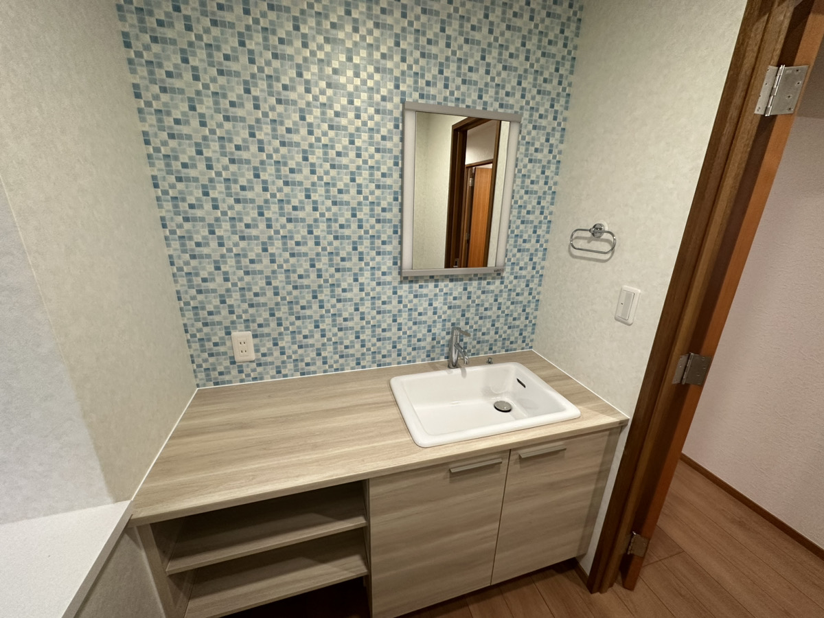 マンションの洗面室